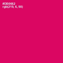 #DB0662 - Razzmatazz Color Image