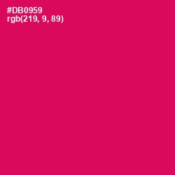 #DB0959 - Razzmatazz Color Image