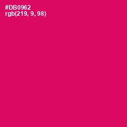 #DB0962 - Razzmatazz Color Image