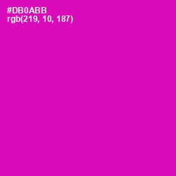 #DB0ABB - Hollywood Cerise Color Image