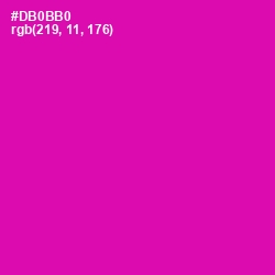 #DB0BB0 - Hollywood Cerise Color Image