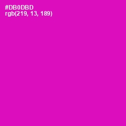 #DB0DBD - Hollywood Cerise Color Image