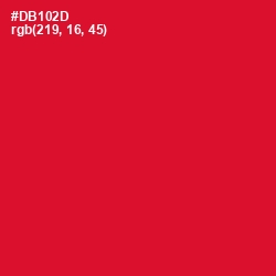 #DB102D - Crimson Color Image