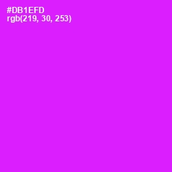 #DB1EFD - Magenta / Fuchsia Color Image