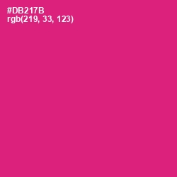 #DB217B - Cerise Red Color Image
