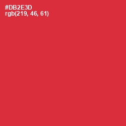 #DB2E3D - Persian Red Color Image