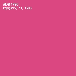 #DB4780 - Mulberry Color Image