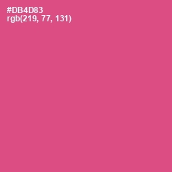 #DB4D83 - Mulberry Color Image