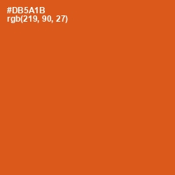 #DB5A1B - Orange Roughy Color Image