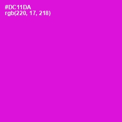 #DC11DA - Shocking Pink Color Image