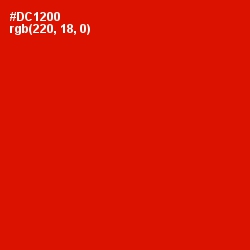 #DC1200 - Monza Color Image