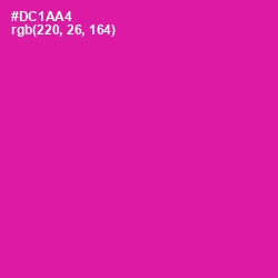 #DC1AA4 - Hollywood Cerise Color Image