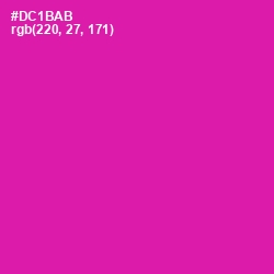 #DC1BAB - Hollywood Cerise Color Image