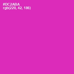 #DC2ABA - Persian Rose Color Image