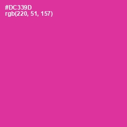 #DC339D - Cerise Color Image