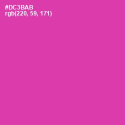 #DC3BAB - Cerise Color Image