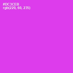 #DC3CEB - Razzle Dazzle Rose Color Image