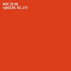 #DC3E1B - Thunderbird Color Image