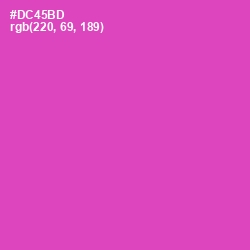 #DC45BD - Brilliant Rose Color Image