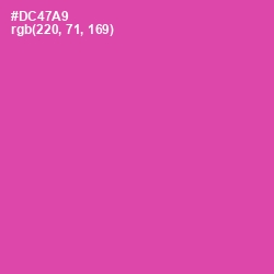 #DC47A9 - Brilliant Rose Color Image