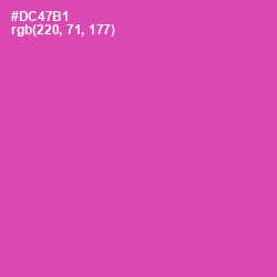 #DC47B1 - Brilliant Rose Color Image