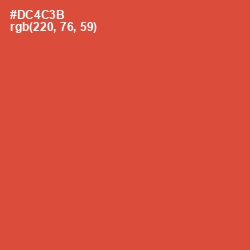 #DC4C3B - Valencia Color Image