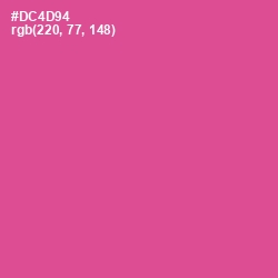 #DC4D94 - Mulberry Color Image