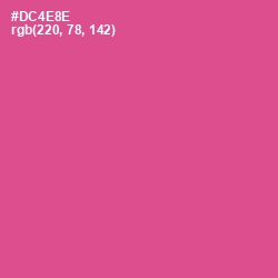 #DC4E8E - Mulberry Color Image