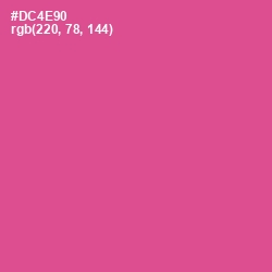 #DC4E90 - Mulberry Color Image