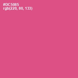 #DC5085 - Mulberry Color Image
