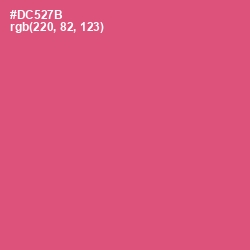 #DC527B - Cranberry Color Image