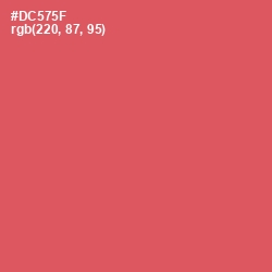 #DC575F - Chestnut Rose Color Image