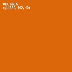 #DC660A - Bamboo Color Image