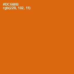 #DC660B - Bamboo Color Image