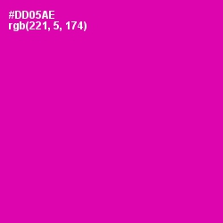 #DD05AE - Hollywood Cerise Color Image