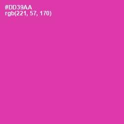 #DD39AA - Cerise Color Image