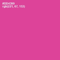 #DD4399 - Mulberry Color Image