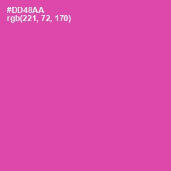 #DD48AA - Brilliant Rose Color Image