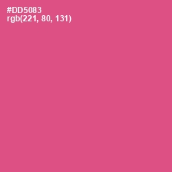 #DD5083 - Mulberry Color Image