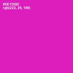 #DE1DBD - Persian Rose Color Image