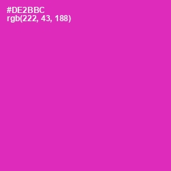 #DE2BBC - Persian Rose Color Image
