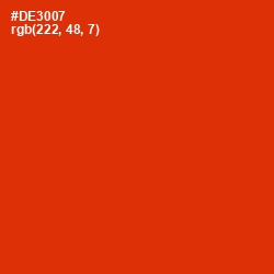 #DE3007 - Thunderbird Color Image