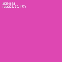 #DE46B1 - Brilliant Rose Color Image