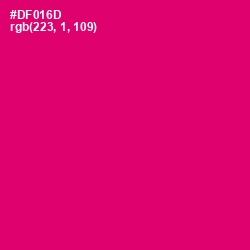 #DF016D - Razzmatazz Color Image