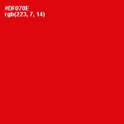 #DF070E - Monza Color Image