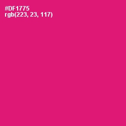 #DF1775 - Razzmatazz Color Image