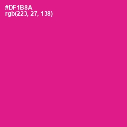 #DF1B8A - Red Violet Color Image