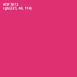 #DF3072 - Cerise Red Color Image