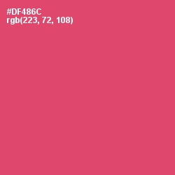 #DF486C - Cabaret Color Image