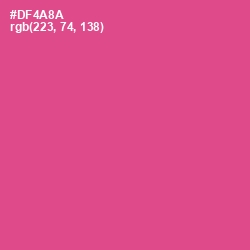 #DF4A8A - Mulberry Color Image